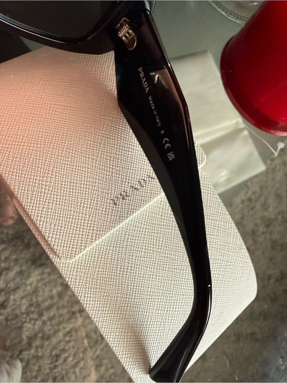 Prada lens nose
